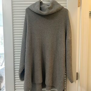Cozy Gray Turtleneck Sweater